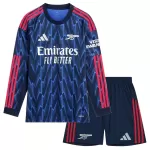 Completo calcio Arsenal Bambino Secondo 2025-26 Maniche Lunghe