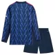 Completo calcio Arsenal Bambino Secondo 2025-26 Maniche Lunghe