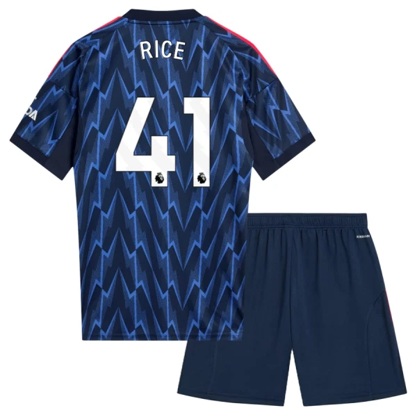 Completo calcio Arsenal Rice 41 Bambino Secondo 2025-26 Completo calcio Arsenal Rice 41 Bambino Secondo 2025-26