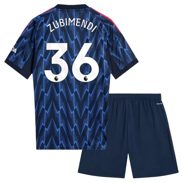 Completo calcio Arsenal Zubimendi 36 Bambino Secondo 2025-26 Completo calcio Arsenal Zubimendi 36 Bambino Secondo 2025-26