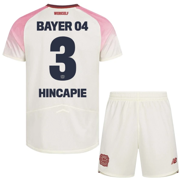 Completo calcio Bayer Leverkusen Piero Hincapie 3 Bambino Secondo 2025-26 Completo calcio Bayer Leverkusen Piero Hincapie 3 Bambino Secondo 2025-26