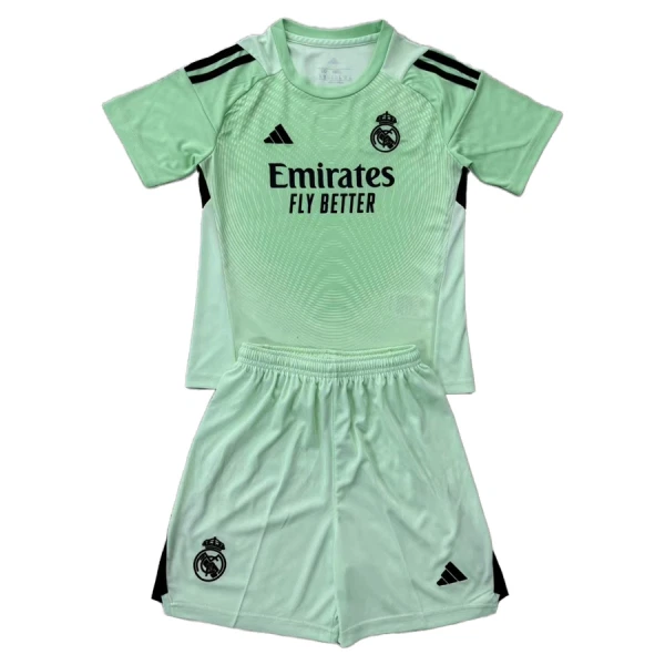 Completo calcio Portiere Real Madrid Bambino 2025-26 Verde