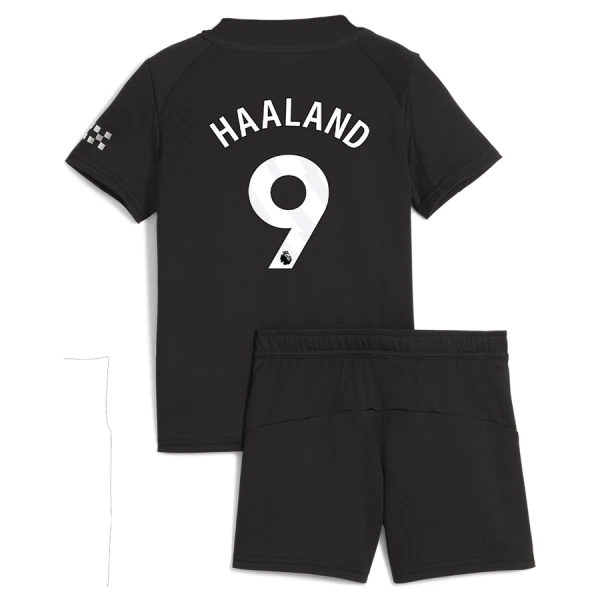 Completo calcio Manchester City Haaland 9 Bambino Secondo 2025-26