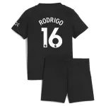 Completo calcio Manchester City Rodrigo 16 Bambino Secondo 2025-26
