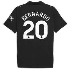 Maglia Manchester City Bernardo 20 Uomo Secondo 2025-26