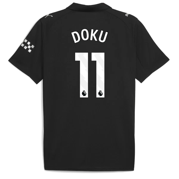 Maglia Manchester City Doku 11 Uomo Secondo 2025-26