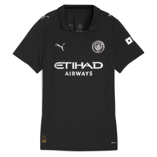 Maglia Manchester City Donna Secondo 2025-26 Maglia Manchester City Donna Secondo 2025-26