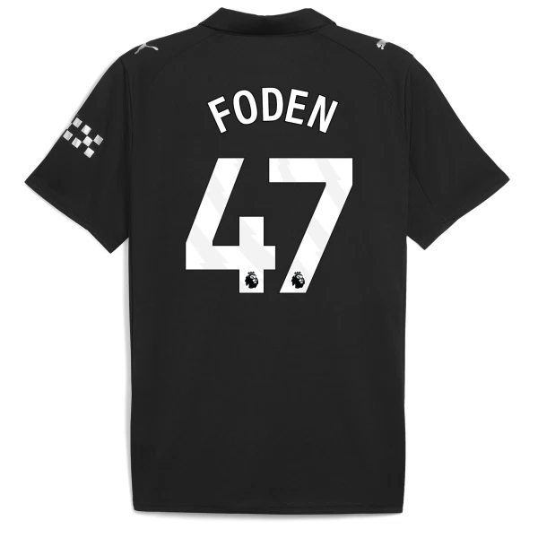 Maglia Manchester City Foden 47 Uomo Secondo 2025-26 Maglia Manchester City Foden 47 Uomo Secondo 2025-26