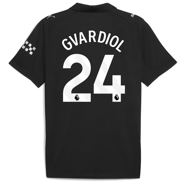 Maglia Manchester City Gvardiol 24 Uomo Secondo 2025-26
