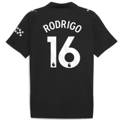 Maglia Manchester City Rodrigo 16 Uomo Secondo 2025-26 Maglia Manchester City Rodrigo 16 Uomo Secondo 2025-26