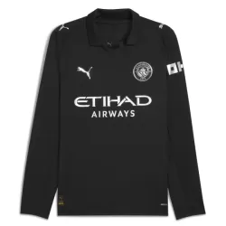 Maglia Manchester City Uomo Secondo 2025-26 Maniche Lunghe Maglia Manchester City Uomo Secondo 2025-26 Maniche Lunghe