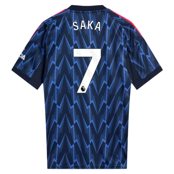Maglia Arsenal Saka 7 Uomo Secondo 2025-26 Maglia Arsenal Saka 7 Uomo Secondo 2025-26