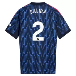 Maglia Arsenal Saliba 2 Uomo Secondo 2025-26