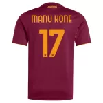 Maglia AS Roma Manu Kone 17 Uomo Primo 2025-26