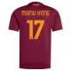 Maglia AS Roma Manu Kone 17 Uomo Primo 2025-26 Maglia AS Roma Manu Kone 17 Uomo Primo 2025-26