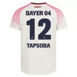 Maglia Bayer Leverkusen Edmond Tapsoba 12 Uomo Secondo 2025-26 Maglia Bayer Leverkusen Edmond Tapsoba 12 Uomo Secondo 2025-26