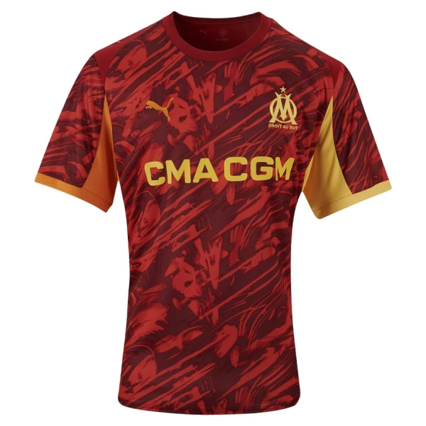 Maglia Portiere Marsiglia Uomo 2025-26 Rossa Maglia Portiere Marsiglia Uomo 2025-26 Rossa