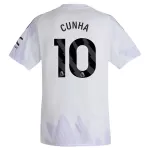 Maglia Manchester United Cunha 10 Uomo Secondo 2025-26