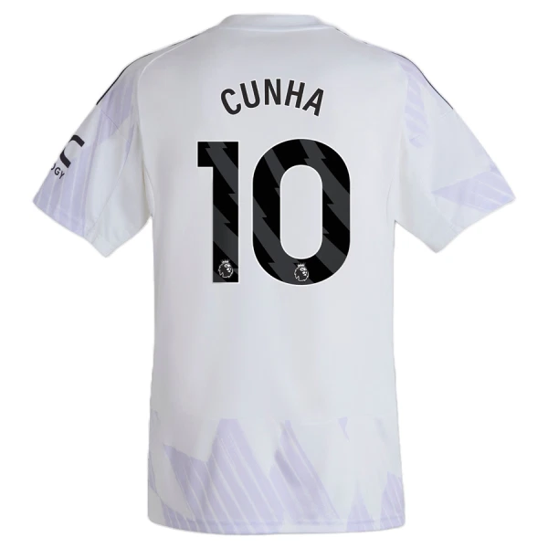 Maglia Manchester United Cunha 10 Uomo Secondo 2025-26