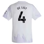 Maglia Manchester United De Ligt 4 Uomo Secondo 2025-26