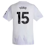 Maglia Manchester United Yoro 15 Uomo Secondo 2025-26
