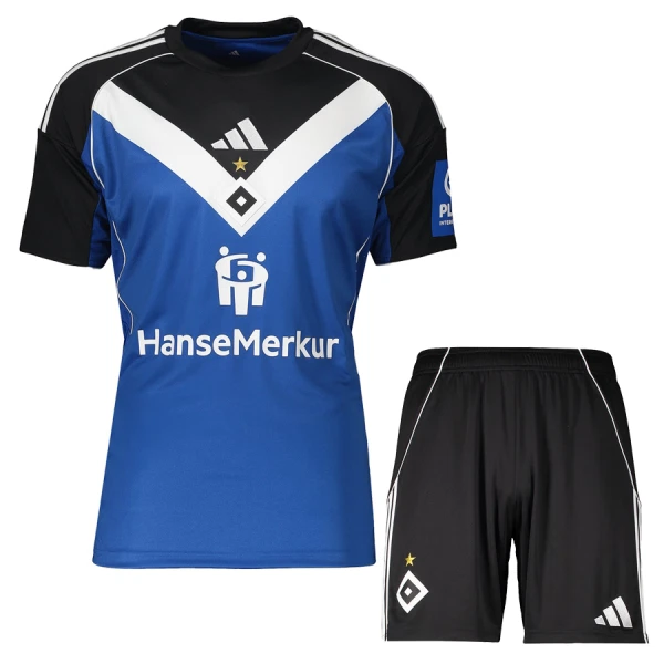 Completo calcio Amburgo Bambino Secondo 2025-26 Completo calcio Amburgo Bambino Secondo 2025-26