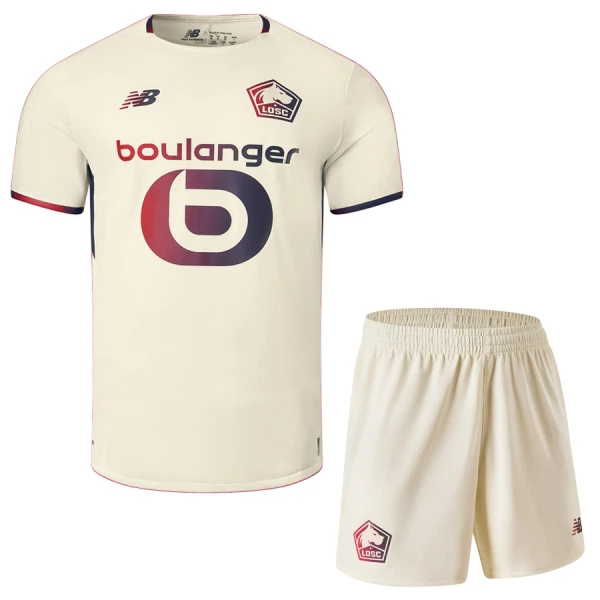 Completo calcio Lille OSC Bambino Secondo 2025-26 Completo calcio Lille OSC Bambino Secondo 2025-26