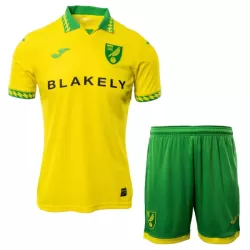 Completo calcio Norwich City Bambino Primo 2025-26 Completo calcio Norwich City Bambino Primo 2025-26