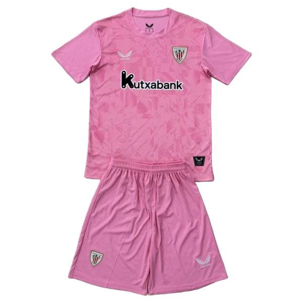 Completo calcio Portiere Athletic Bilbao Bambino 2025-26 Rosa