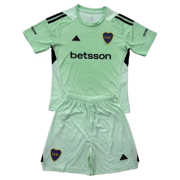 Completo calcio Portiere Boca Juniors Bambino 2025-26 Verde Completo calcio Portiere Boca Juniors Bambino 2025-26 Verde