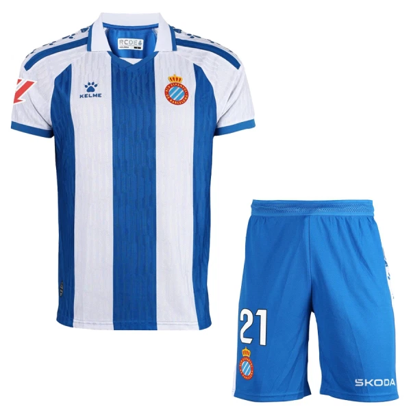 Completo calcio RCD Espanyol Bambino Primo 2025-26 Completo calcio RCD Espanyol Bambino Primo 2025-26