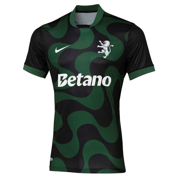 Maglia Sporting CP Uomo 4th 2025-26 Nera Maglia Sporting CP Uomo 4th 2025-26 Nera