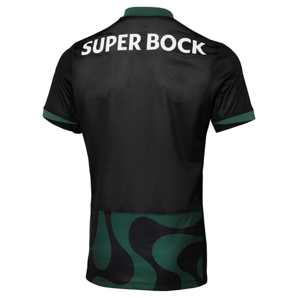 Maglia Sporting CP Uomo 4th 2025-26 Nera