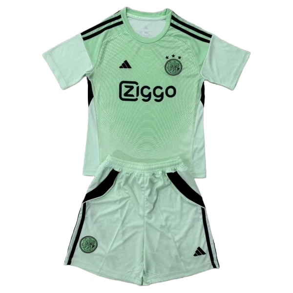 Completo calcio Portiere Ajax Amsterdam Bambino 2025-26 Verde Completo calcio Portiere Ajax Amsterdam Bambino 2025-26 Verde