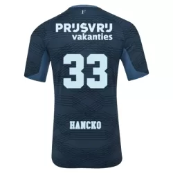 Maglia Feyenoord Rotterdam Hancko 33 Uomo Secondo 2025-26 Maglia Feyenoord Rotterdam Hancko 33 Uomo Secondo 2025-26