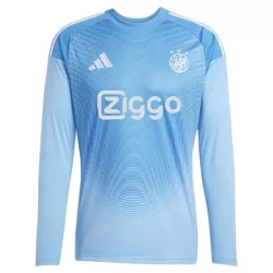 Maglia Portiere Ajax Amsterdam Uomo 2025-26 Blu Maniche Lunghe