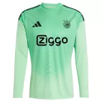 Maglia Portiere Ajax Amsterdam Uomo 2025-26 Verde Maniche Lunghe