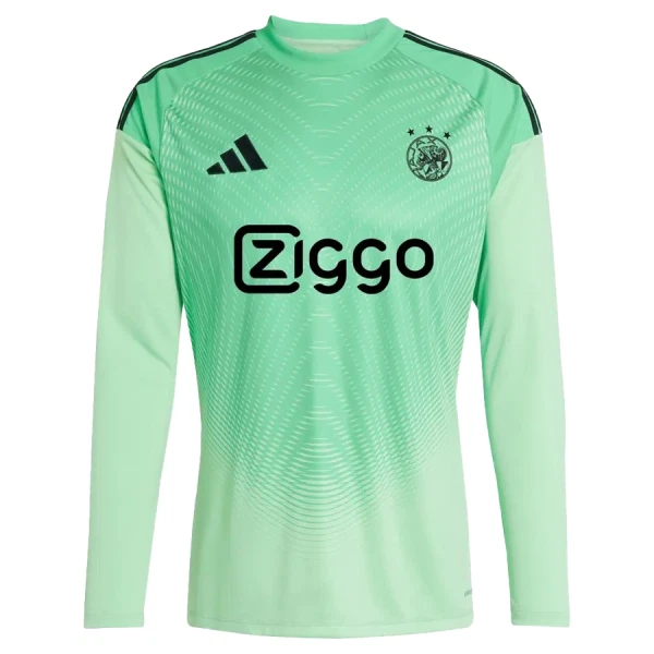 Maglia Portiere Ajax Amsterdam Uomo 2025-26 Verde Maniche Lunghe Maglia Portiere Ajax Amsterdam Uomo 2025-26 Verde Maniche Lunghe