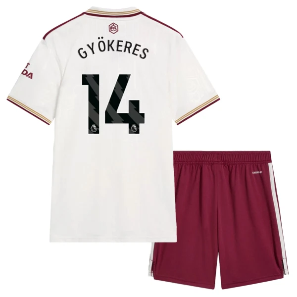 Completo calcio Arsenal Gyokeres 14 Bambino 3rd 2025-26 Completo calcio Arsenal Gyokeres 14 Bambino 3rd 2025-26