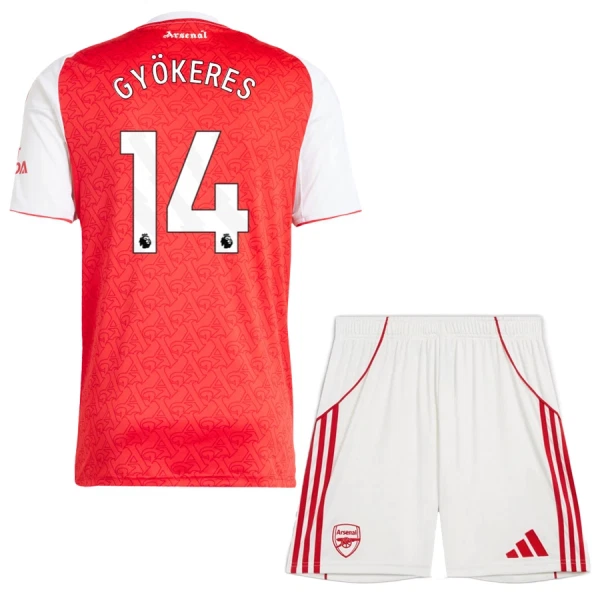 Completo calcio Arsenal Gyokeres 14 Bambino Primo 2025-26 Completo calcio Arsenal Gyokeres 14 Bambino Primo 2025-26