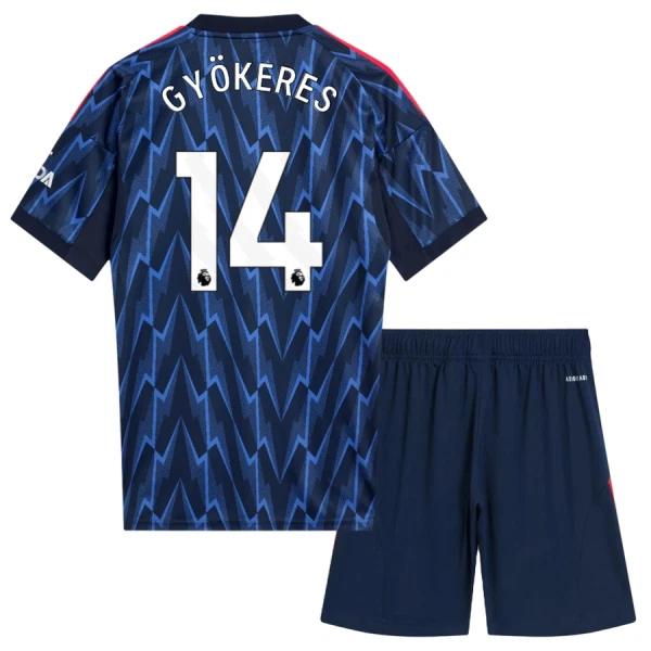 Completo calcio Arsenal Gyokeres 14 Bambino Secondo 2025-26 Completo calcio Arsenal Gyokeres 14 Bambino Secondo 2025-26