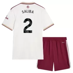 Completo calcio Arsenal Saliba 2 Bambino 3rd 2025-26 Completo calcio Arsenal Saliba 2 Bambino 3rd 2025-26