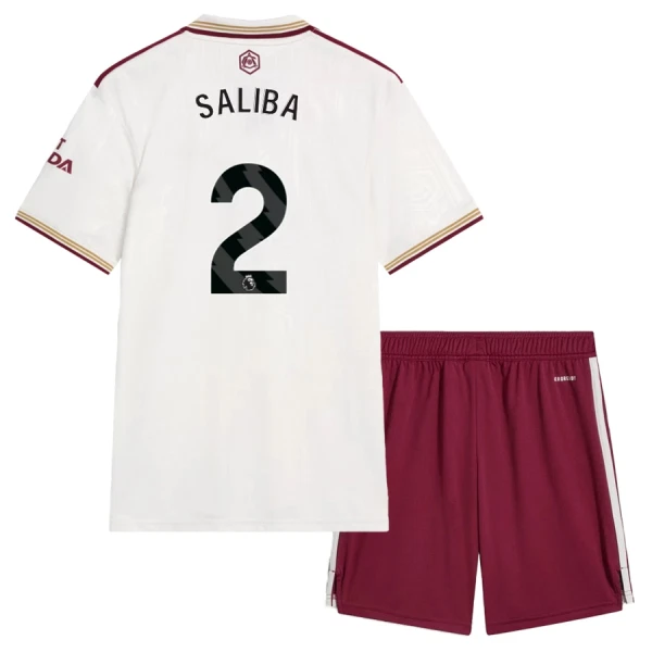 Completo calcio Arsenal Saliba 2 Bambino 3rd 2025-26 Completo calcio Arsenal Saliba 2 Bambino 3rd 2025-26
