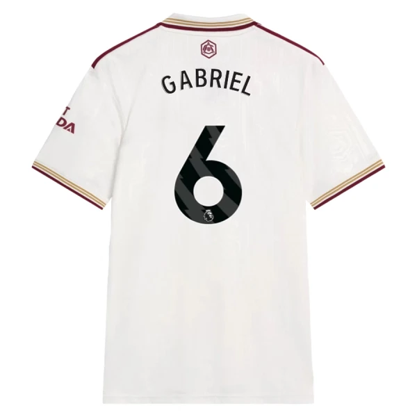 Maglia Arsenal Gabriel 6 Uomo 3rd 2025-26 Maglia Arsenal Gabriel 6 Uomo 3rd 2025-26