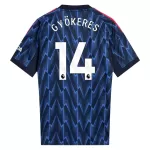 Maglia Arsenal Gyokeres 14 Uomo Secondo 2025-26