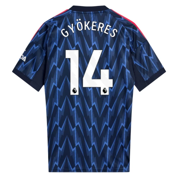 Maglia Arsenal Gyokeres 14 Uomo Secondo 2025-26 Maglia Arsenal Gyokeres 14 Uomo Secondo 2025-26