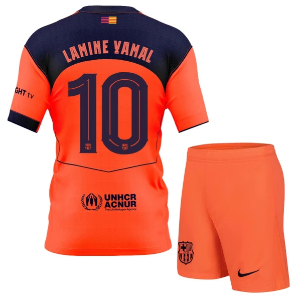 Completo calcio Barcellona Lamine Yamal 10 Bambino 3rd 2025-26 Completo calcio Barcellona Lamine Yamal 10 Bambino 3rd 2025-26