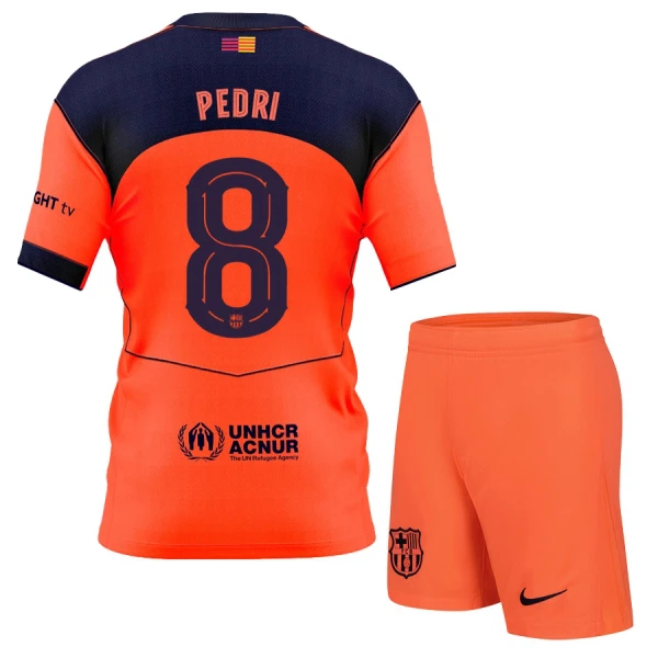 Completo calcio Barcellona Pedri 8 Bambino 3rd 2025-26 Completo calcio Barcellona Pedri 8 Bambino 3rd 2025-26