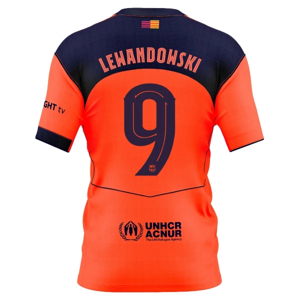 Maglia Barcellona Lewandowski 9 Uomo 3rd 2025-26 Maglia Barcellona Lewandowski 9 Uomo 3rd 2025-26