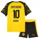 Completo calcio Borussia Dortmund Brandt 10 Bambino Primo 2025-26 Completo calcio Borussia Dortmund Brandt 10 Bambino Primo 2025-26